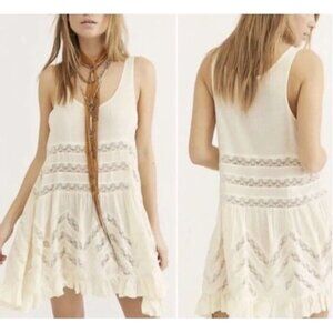 Intimately Free People Size M Shirt Tunic Slip Mini Dress Top Boho